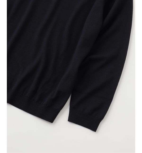 EDIFICE「ATON (エイトン) WOOSTED WOOL CREWNECK SWEATER」|ニット・セーター|