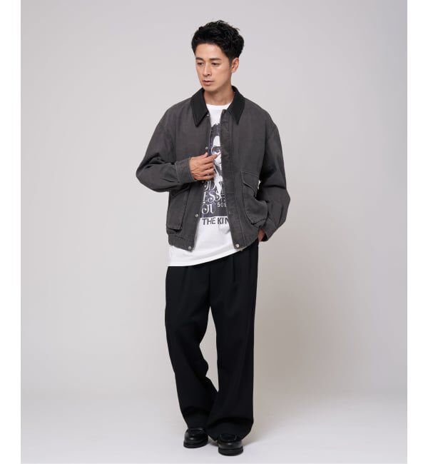 EDIFICE「ダック ウォッシュド フライト ブルゾン」|その他|