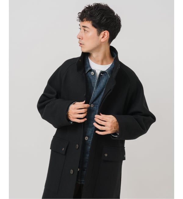 EDIFICE「ニット メルトン モーターサイクル コート」|その他|