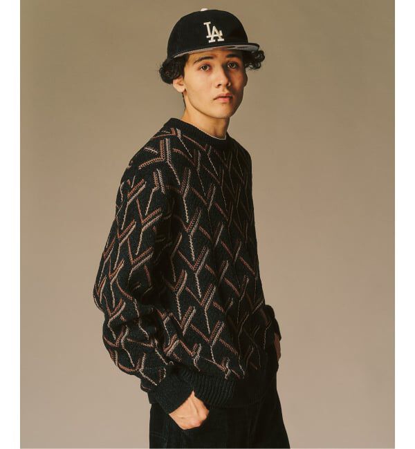 417 EDIFICE「ジオメ ジャガードニットクルー」|ニット・セーター|