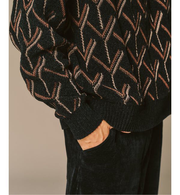 417 EDIFICE「ジオメ ジャガードニットクルー」|ニット・セーター|