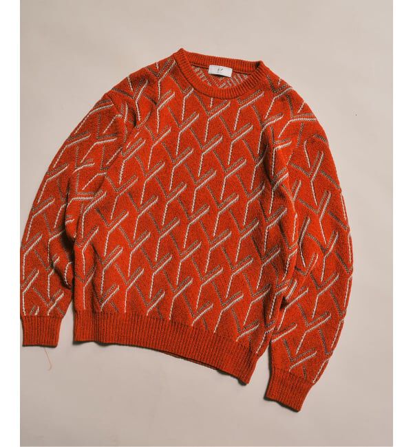 417 EDIFICE「ジオメ ジャガードニットクルー」|ニット・セーター|