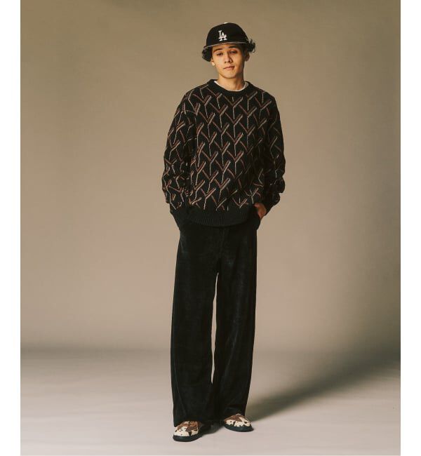 417 EDIFICE「ジオメ ジャガードニットクルー」|ニット・セーター|