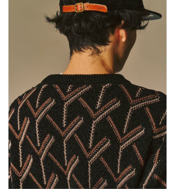 417 EDIFICE「ジオメ ジャガードニットクルー」|ニット・セーター|