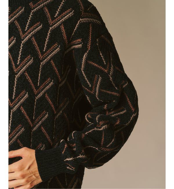 417 EDIFICE「ジオメ ジャガードニットクルー」|ニット・セーター|