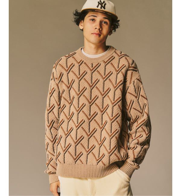 417 EDIFICE「ジオメ ジャガードニットクルー」|ニット・セーター|