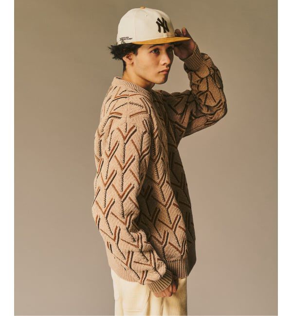 417 EDIFICE「ジオメ ジャガードニットクルー」|ニット・セーター|