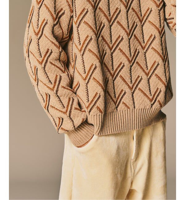 417 EDIFICE「ジオメ ジャガードニットクルー」|ニット・セーター|