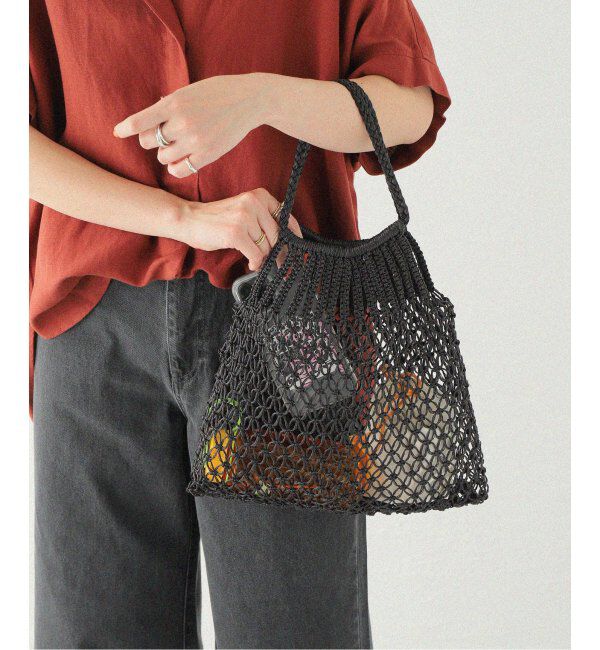 JOURNAL STANDARD「【BAGMATI/バグマティ】メッシュトートBAG：バッグ」|トートバッグ|ブラック