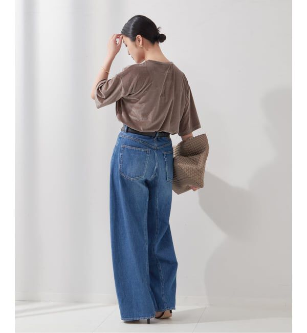 journal standard L'essage「《追加2》ルーズウェービング 3D デニムパンツ」|デニム|