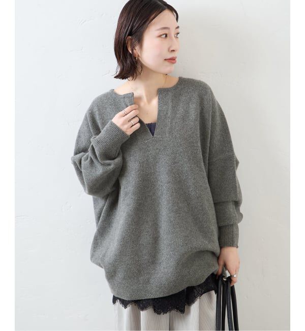 JOURNAL STANDARD「《WEB限定追加2》MUSIC カフタンプルオーバー」|ニット・セーター|