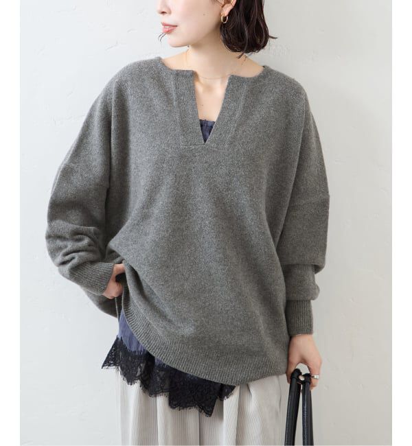 JOURNAL STANDARD「《WEB限定追加2》MUSIC カフタンプルオーバー」|ニット・セーター|グレー