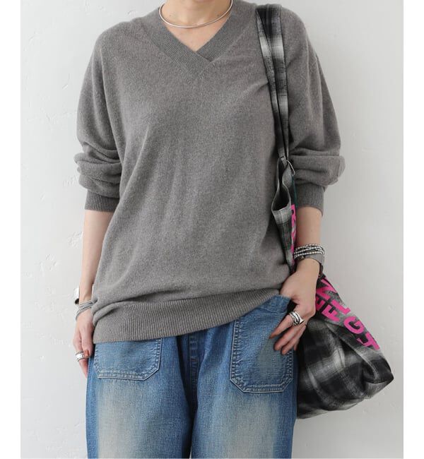 journal standard luxe「カシミヤ Vネックプルオーバー」|ニット・セーター|