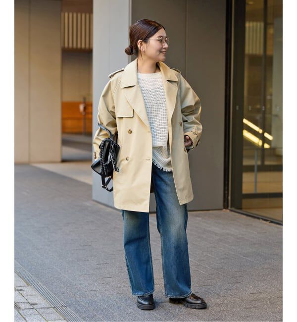 JOURNAL STANDARD「ハイカウントミディートレンチコート」|トレンチコート|