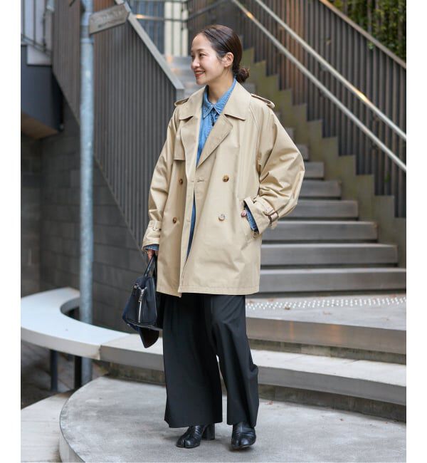 JOURNAL STANDARD「ハイカウントミディートレンチコート」|トレンチコート|