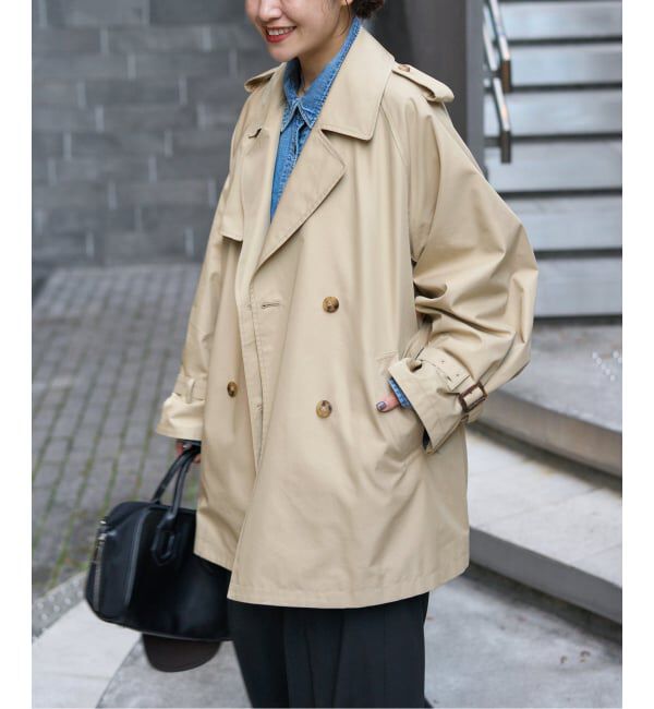 JOURNAL STANDARD「ハイカウントミディートレンチコート」|トレンチコート|