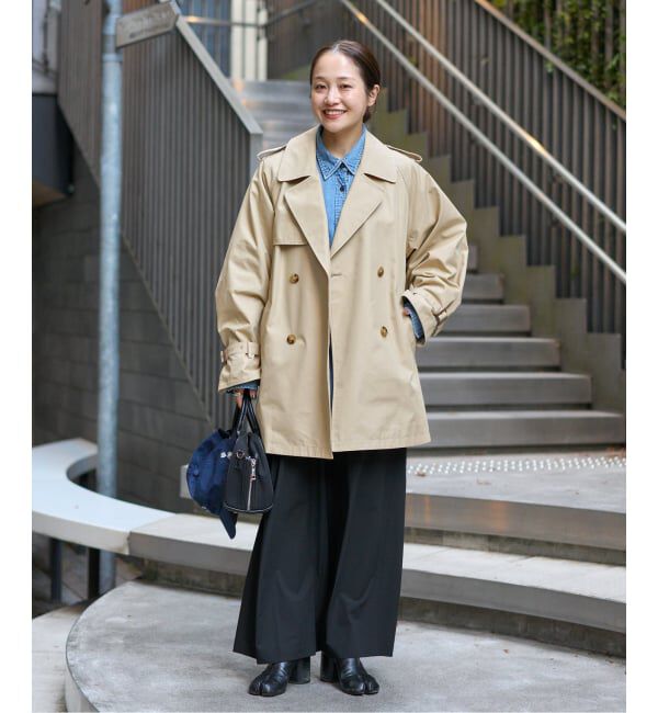 JOURNAL STANDARD「ハイカウントミディートレンチコート」|トレンチコート|
