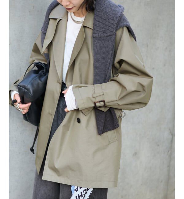 JOURNAL STANDARD「ハイカウントミディートレンチコート」|トレンチコート|