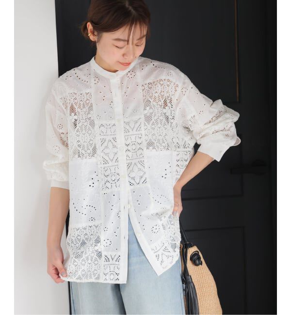 JOURNAL STANDARD relume「《追加 / 新色》パッチワークレースシャツ」|シャツ・ブラウス|