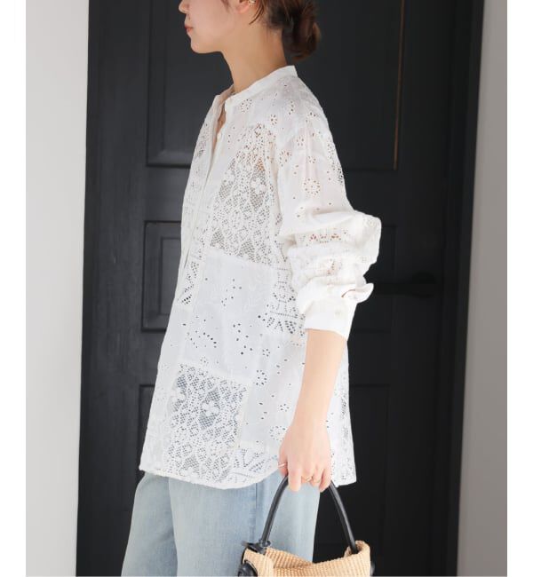 JOURNAL STANDARD relume「《追加 / 新色》パッチワークレースシャツ」|シャツ・ブラウス|