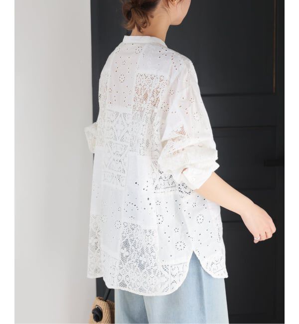 JOURNAL STANDARD relume「《追加 / 新色》パッチワークレースシャツ」|シャツ・ブラウス|