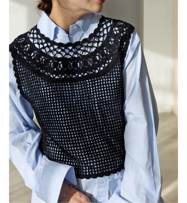 JOURNAL STANDARD「CROCHET VEST」|ベスト・ジレ|