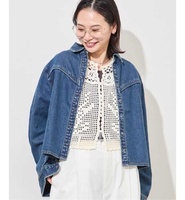 JOURNAL STANDARD「CROCHET VEST」|ベスト・ジレ|ホワイト B