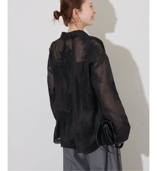 JOURNAL STANDARD「《追加予約》シアーレースビッグシャツ」|シャツ・ブラウス|