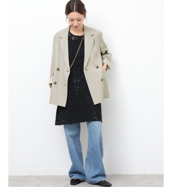 JOURNAL STANDARD relume「［26SS新作 / 防シワ］メランジドビーダブルジャケット」|テーラードジャケット|