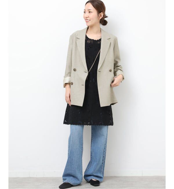 JOURNAL STANDARD relume「［26SS新作 / 防シワ］メランジドビーダブルジャケット」|テーラードジャケット|