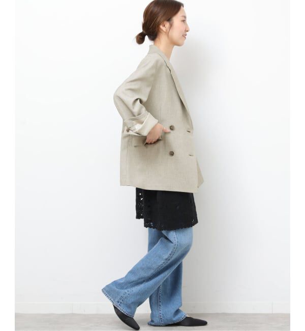JOURNAL STANDARD relume「［26SS新作 / 防シワ］メランジドビーダブルジャケット」|テーラードジャケット|