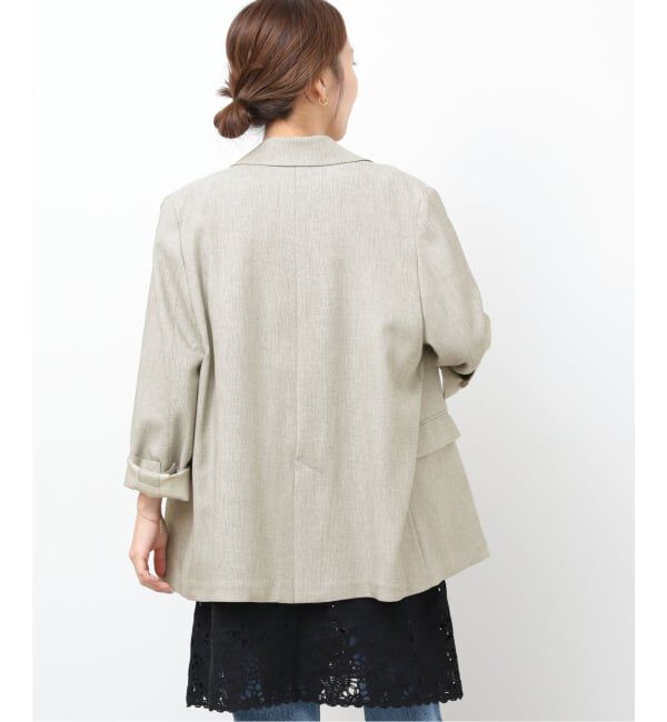 JOURNAL STANDARD relume「［26SS新作 / 防シワ］メランジドビーダブルジャケット」|テーラードジャケット|