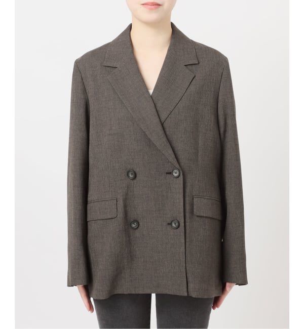 JOURNAL STANDARD relume「［26SS新作 / 防シワ］メランジドビーダブルジャケット」|テーラードジャケット|