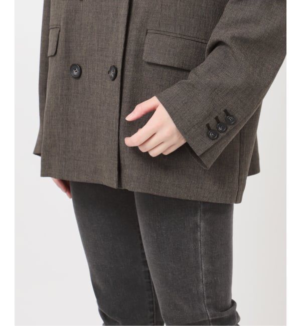 JOURNAL STANDARD relume「［26SS新作 / 防シワ］メランジドビーダブルジャケット」|テーラードジャケット|