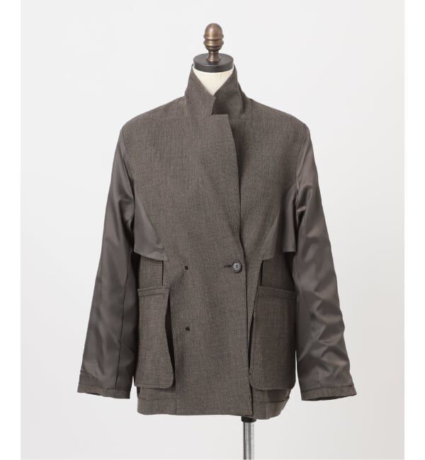 JOURNAL STANDARD relume「［26SS新作 / 防シワ］メランジドビーダブルジャケット」|テーラードジャケット|