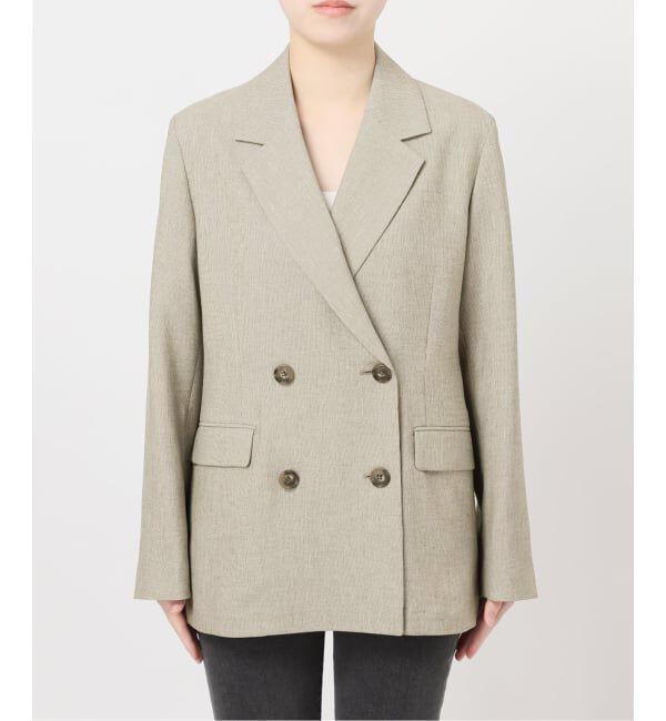 JOURNAL STANDARD relume「［26SS新作 / 防シワ］メランジドビーダブルジャケット」|テーラードジャケット|