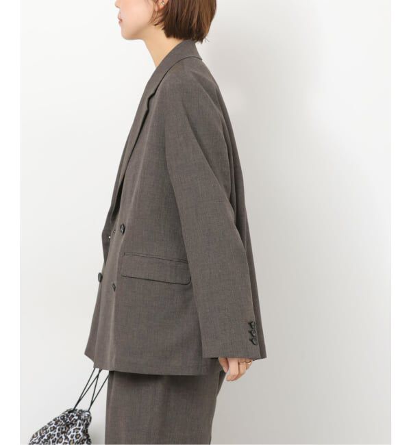 JOURNAL STANDARD relume「［26SS新作 / 防シワ］メランジドビーダブルジャケット」|テーラードジャケット|
