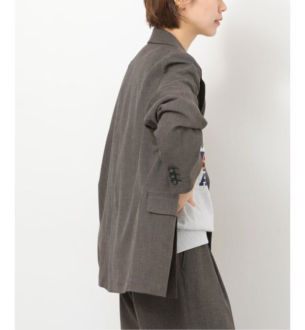 JOURNAL STANDARD relume「［26SS新作 / 防シワ］メランジドビーダブルジャケット」|テーラードジャケット|