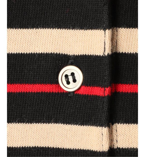 journal standard L'essage「マルチボーダーロングスリーブポロシャツ」|Tシャツ・カットソー|