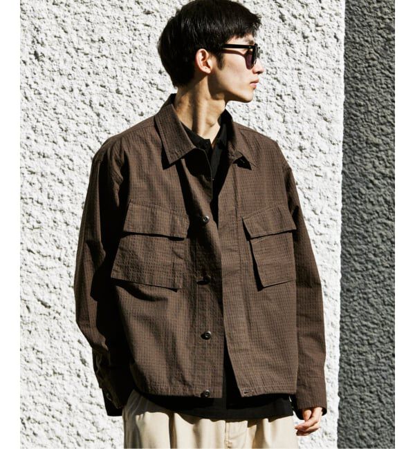 JOURNAL STANDARD「T/C サッカー ファティーグ ジャケット」|その他|ブラウン