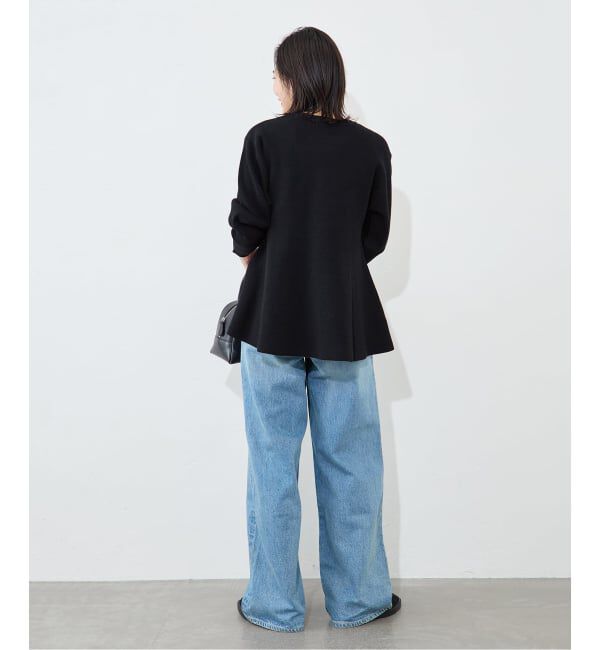 JOURNAL STANDARD「ウォッシャブルペプラムプルオーバー」|ニット・セーター|