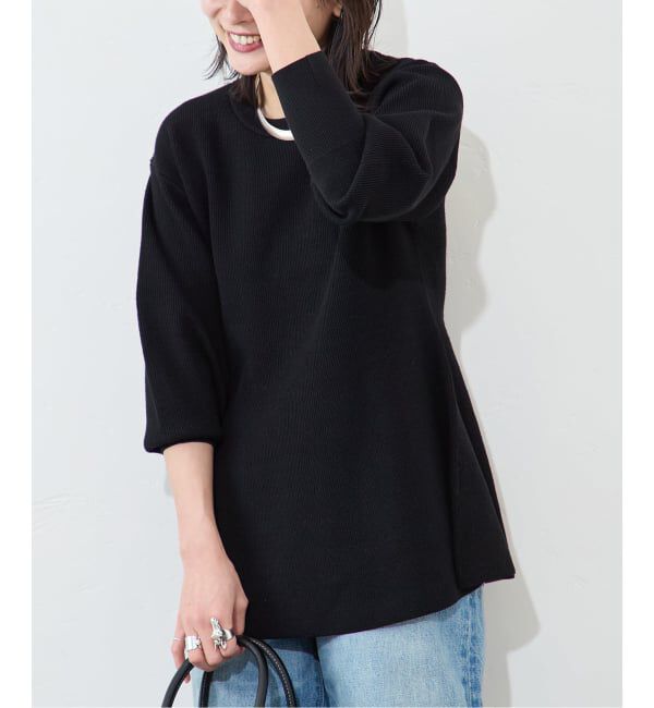 JOURNAL STANDARD「ウォッシャブルペプラムプルオーバー」|ニット・セーター|