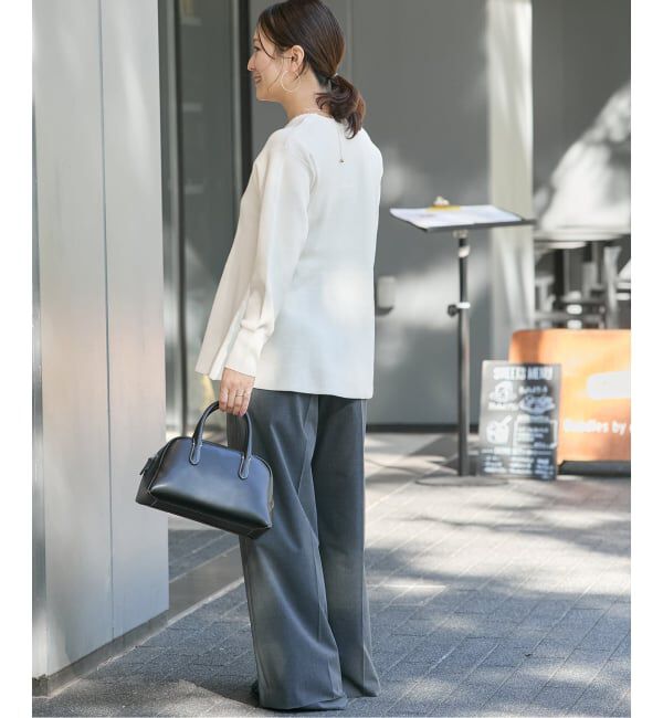 JOURNAL STANDARD「ウォッシャブルペプラムプルオーバー」|ニット・セーター|