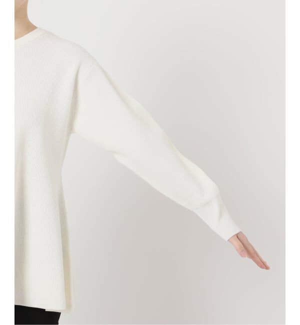 JOURNAL STANDARD「ウォッシャブルペプラムプルオーバー」|ニット・セーター|