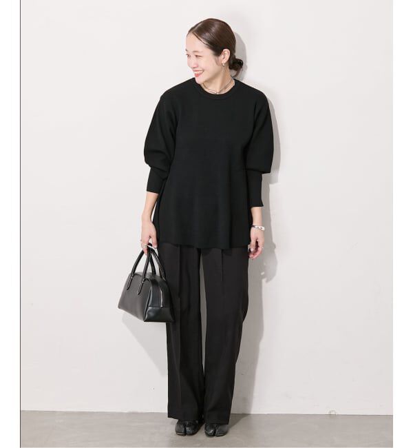 JOURNAL STANDARD「ウォッシャブルペプラムプルオーバー」|ニット・セーター|