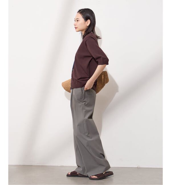 JOURNAL STANDARD「【撥水/接触冷感/洗える/UV】リネンナイロンストレッチスラックス」|スラックス|