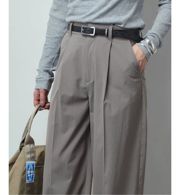 JOURNAL STANDARD「【撥水/接触冷感/洗える/UV】リネンナイロンストレッチスラックス」|スラックス|