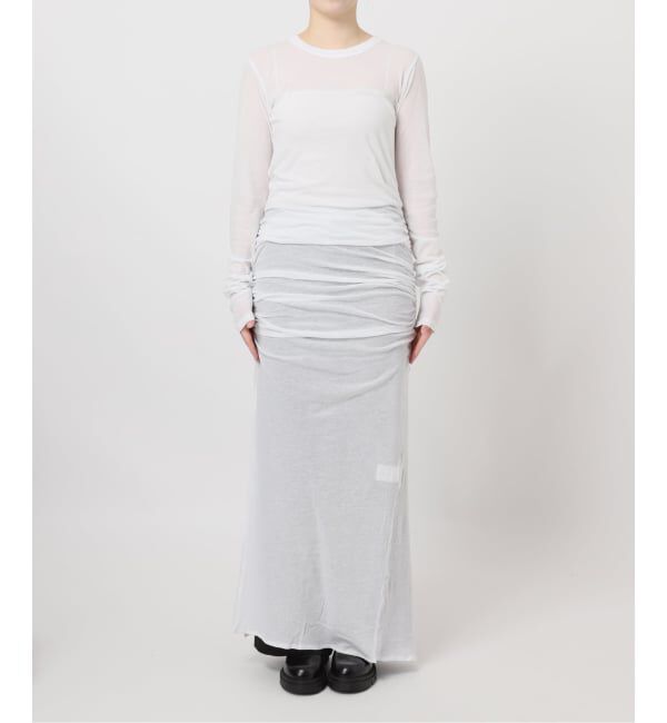 JOURNAL STANDARD「別注【Ayumi.Hamamoto&times;JOURNALSTANDARD】Draping Sheer Dress」|ワンピース|