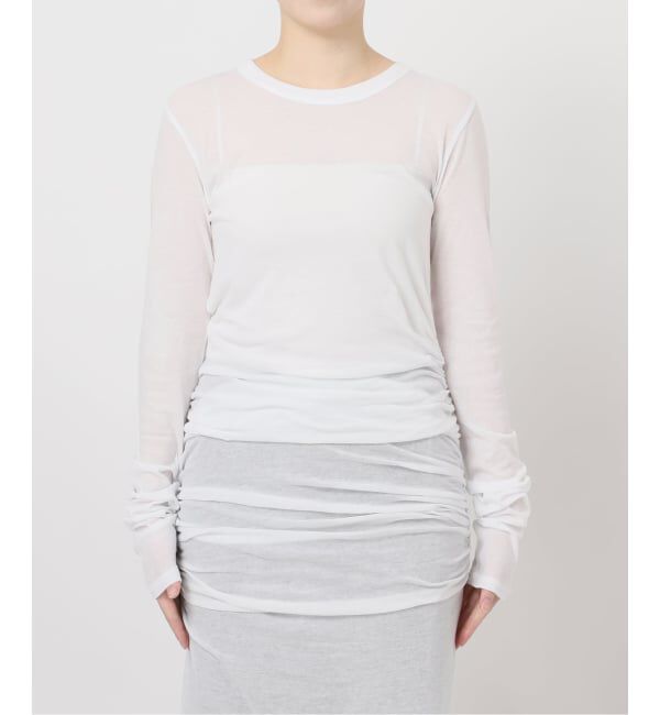 JOURNAL STANDARD「別注【Ayumi.Hamamoto&times;JOURNALSTANDARD】Draping Sheer Dress」|ワンピース|