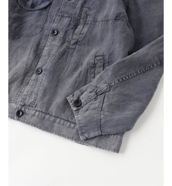JOURNAL STANDARD「ANACHRONORM / アナクロノーム FADED SULFUR DYED LINEN UTILITY JACKET」|その他|